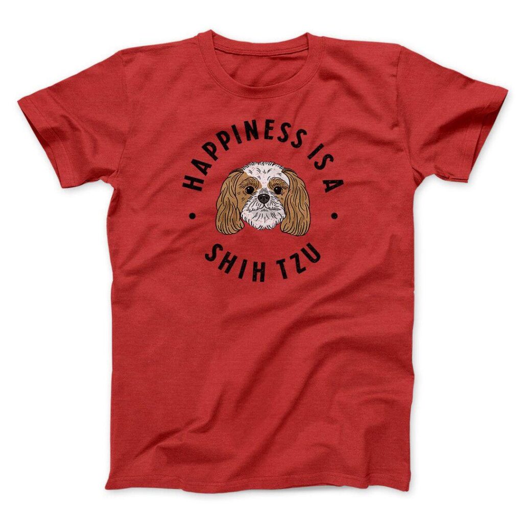 Happiness Is A Shih Tzu Men/Unisex T-Shirt