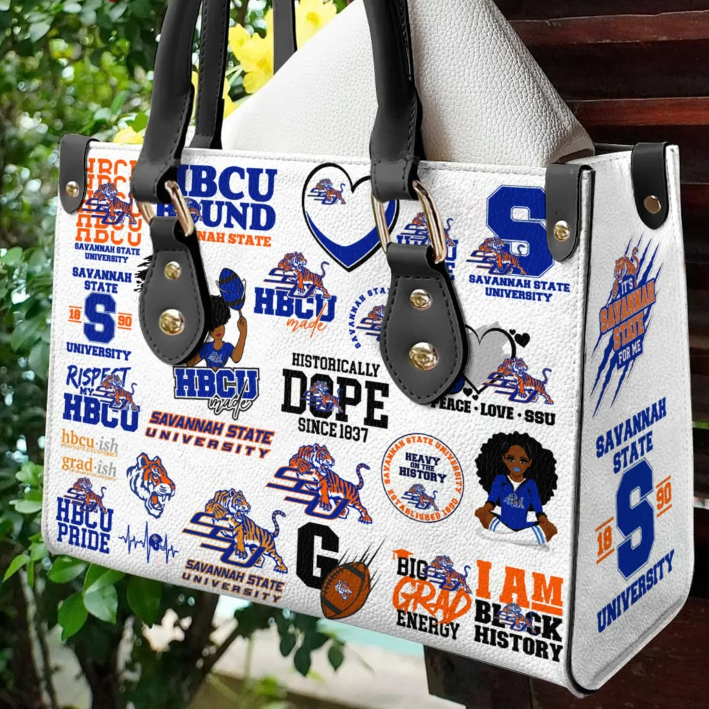 Savannah State University Lady Handbag, Savannah State University Bag