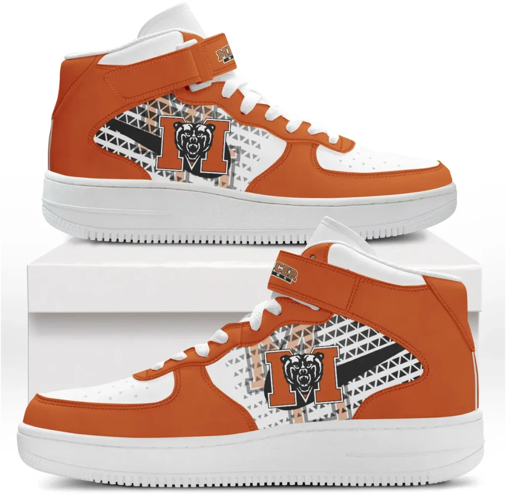 Mercer University AF1 Mid, Mercer Bears Shoes