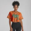 FAMU Rattlers Crop Top Baseball Jersey