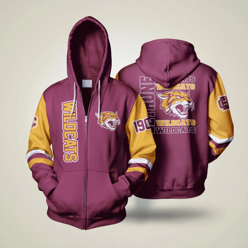 Bethune-Cookman Wildcats Zip Up Hoodie
