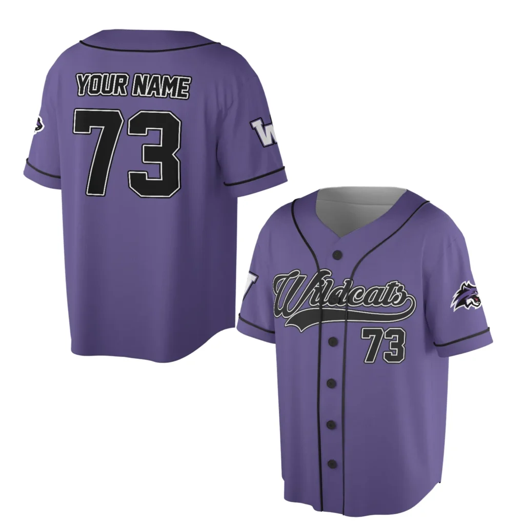 Wiley College Wildcats Baseball Jersey