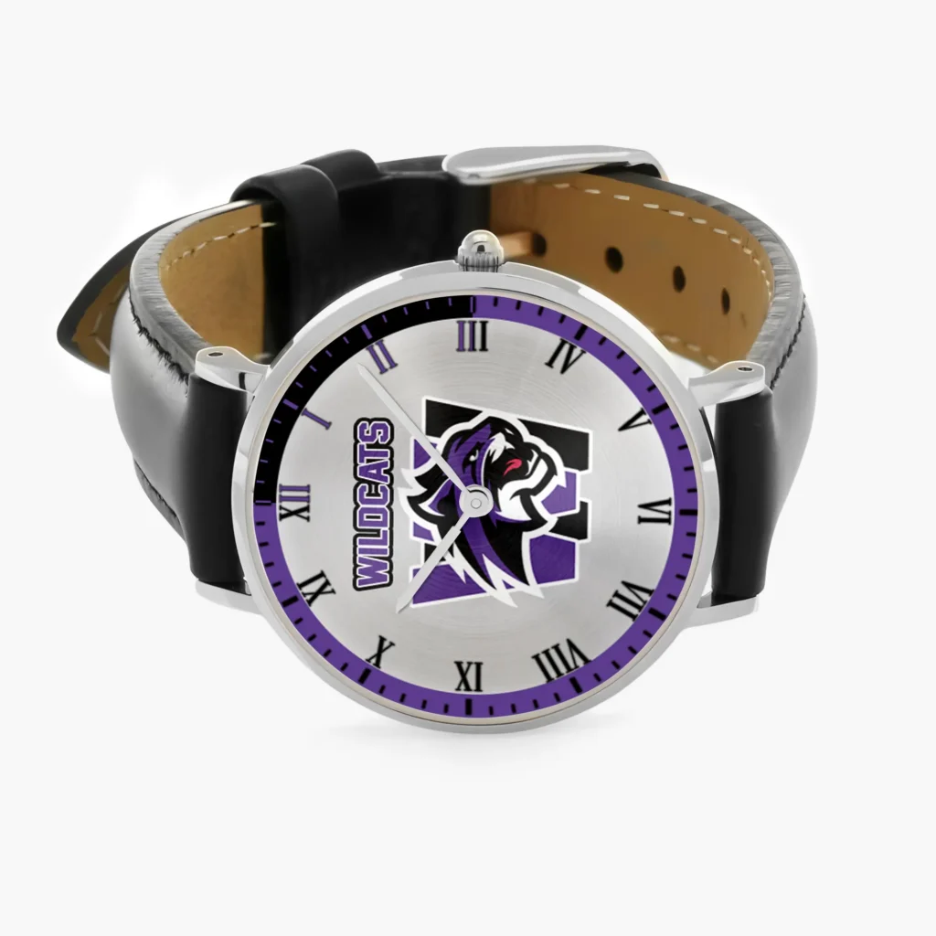 Wiley College Stitched Leather Watch