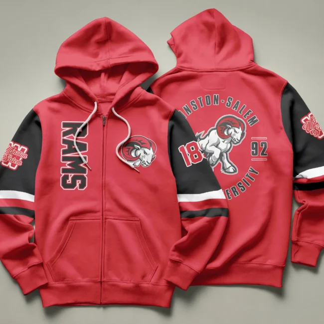 Winston-Salem State University Zip Up Hoodie