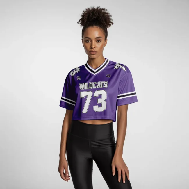 Wiley College Cropped Football Jersey