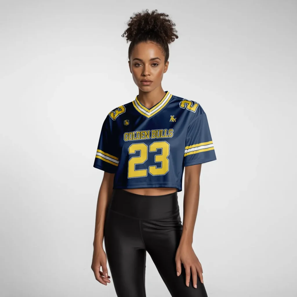Johnson C Smith Cropped Football Jersey
