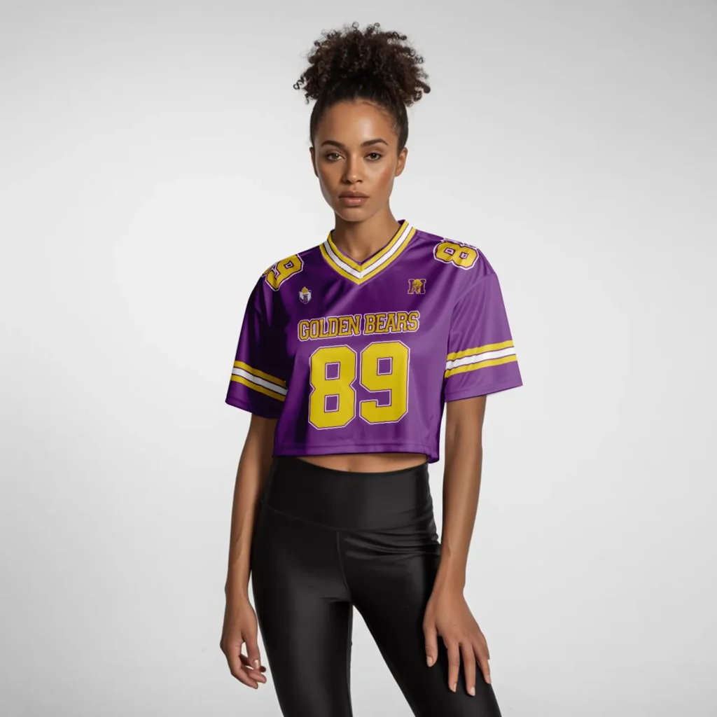 Miles College Cropped Football Jersey